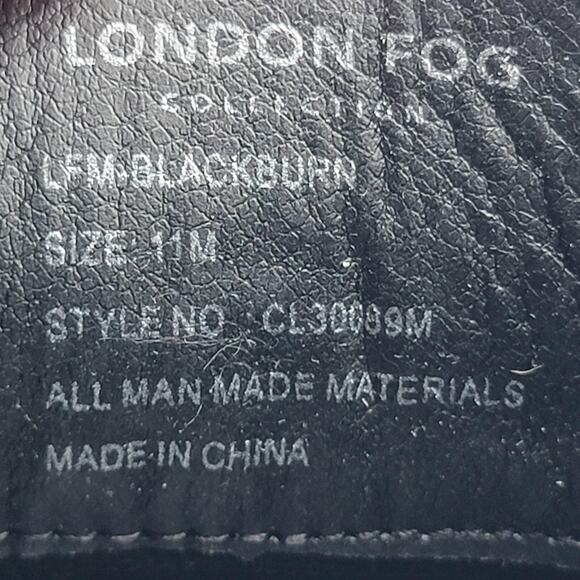 London Fog Blackburn Shoes Mens Size 11 Black Memory Foam Comfort Dress Boots main image 8